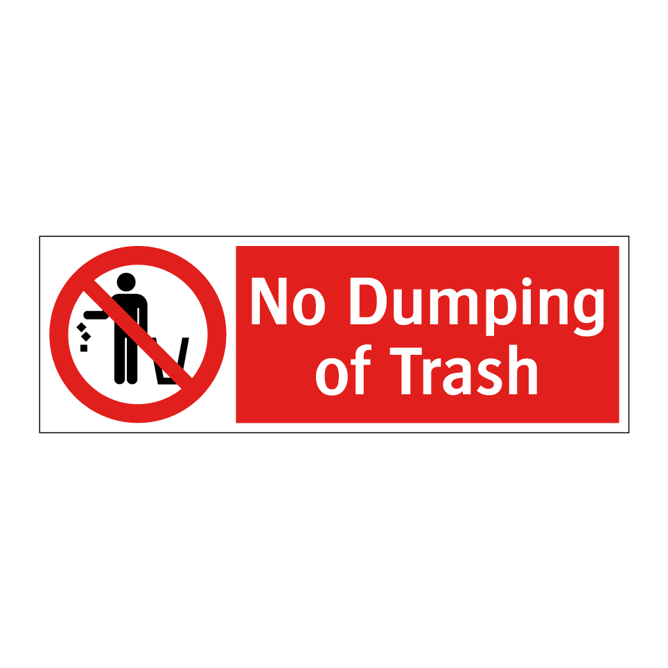 No Dumping of Trash