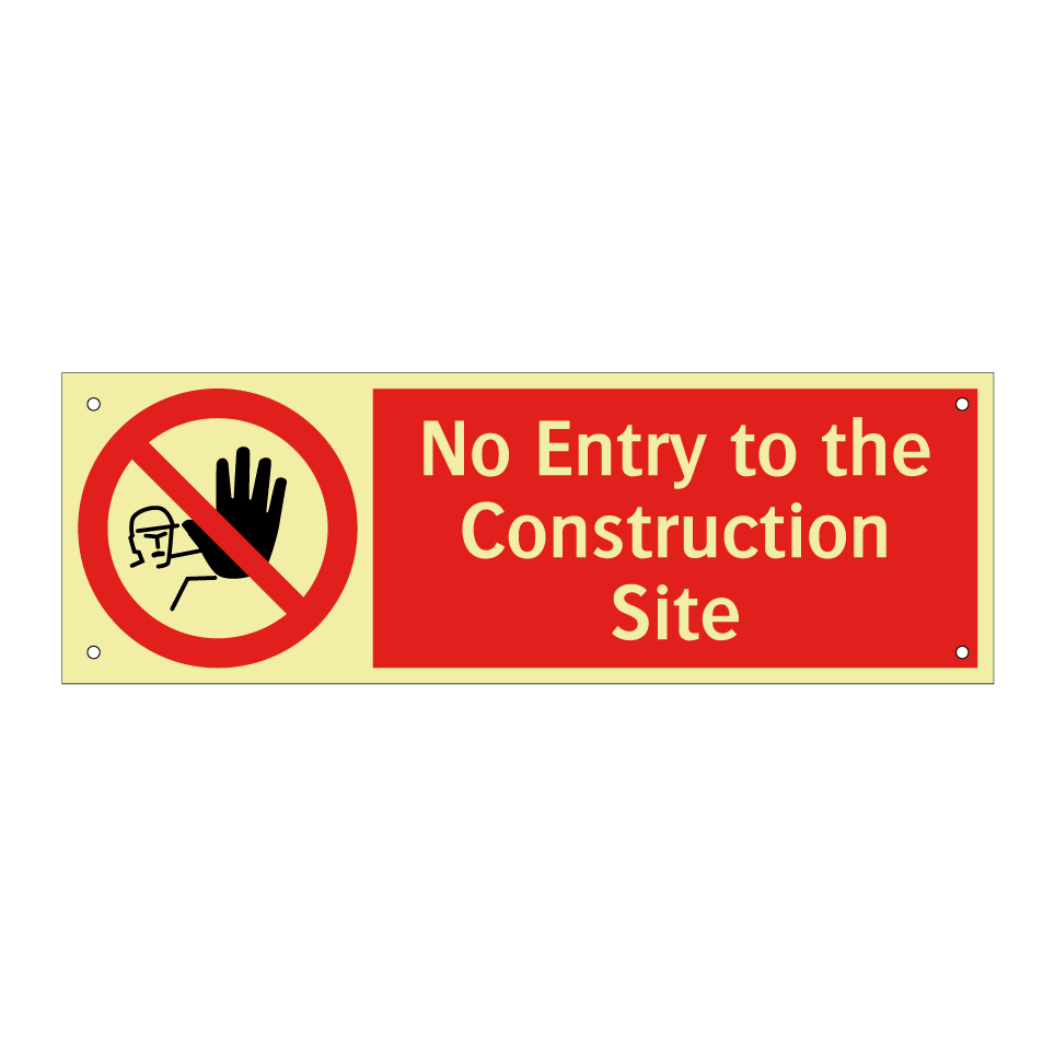 No Entry to the Construction Site