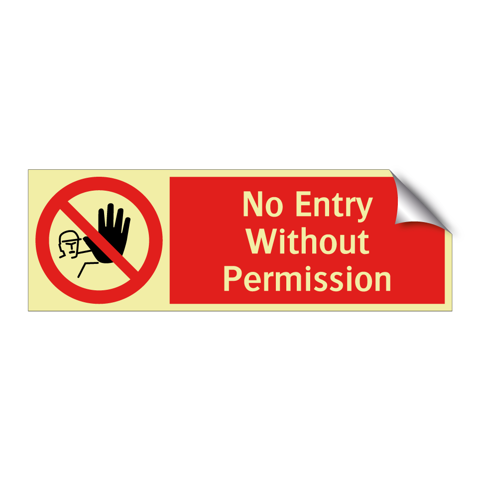 No Entry Without Permission