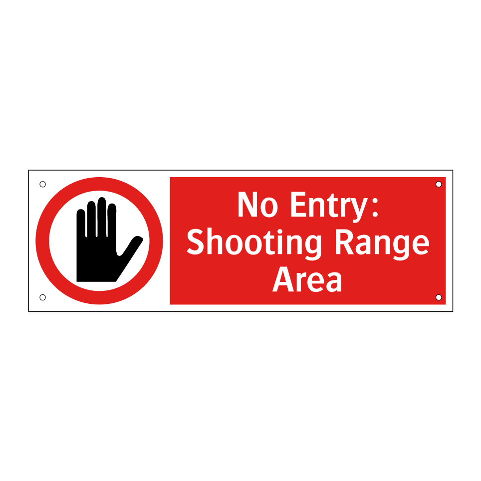No Entry: Shooting Range Area