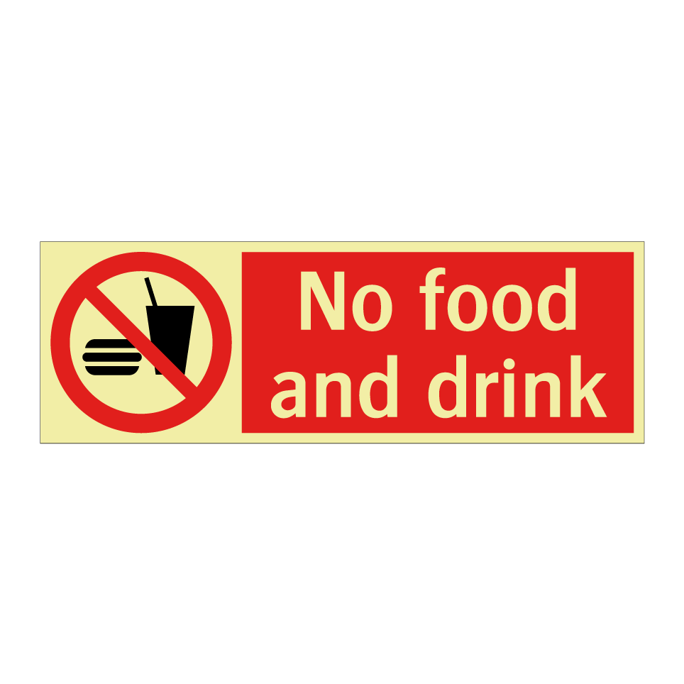 No food and drink