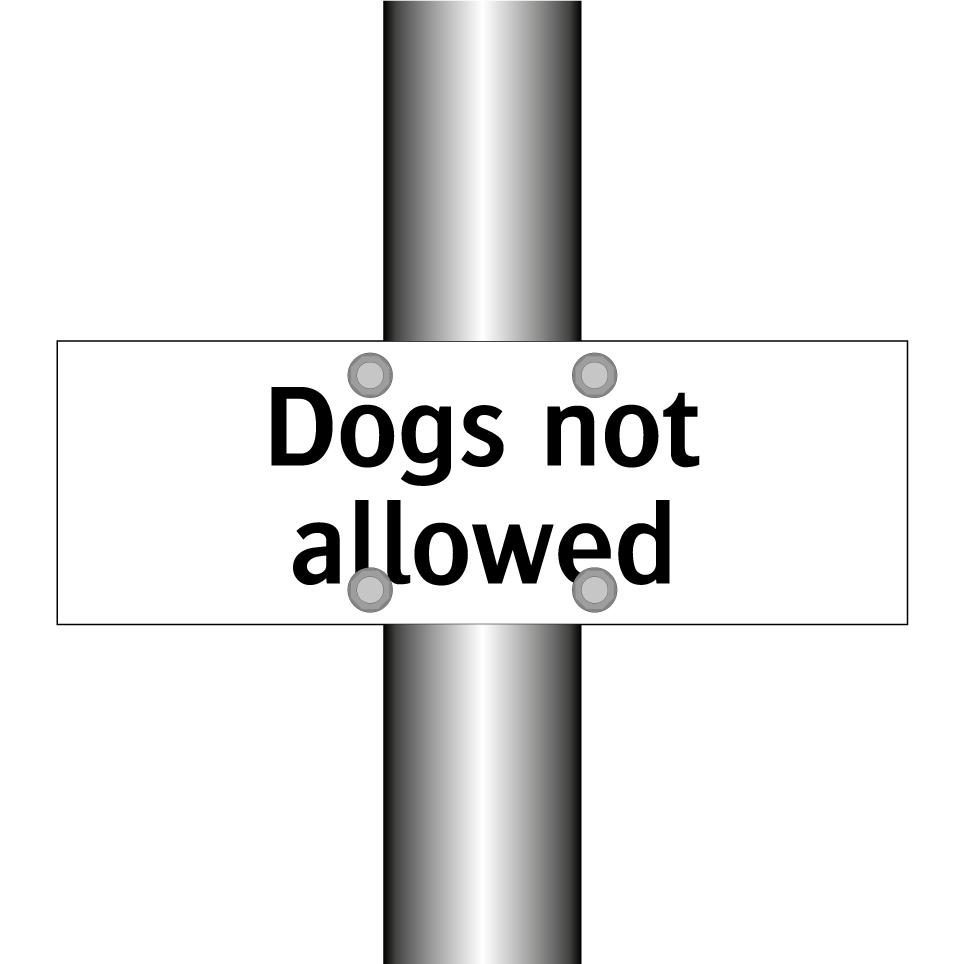 Dogs not allowed