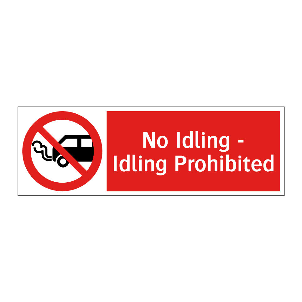 No Idling - Idling Prohibited