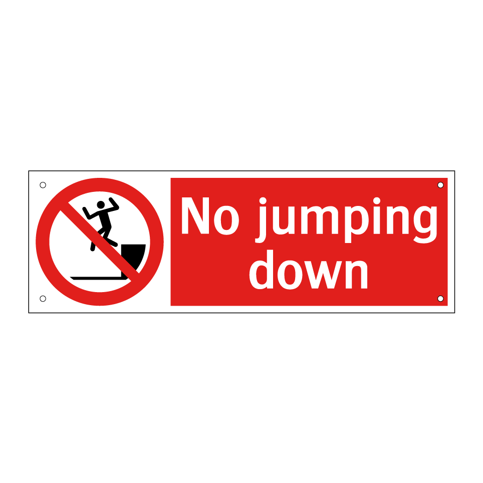No jumping down