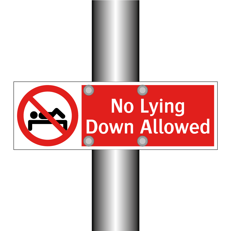 No Lying Down Allowed