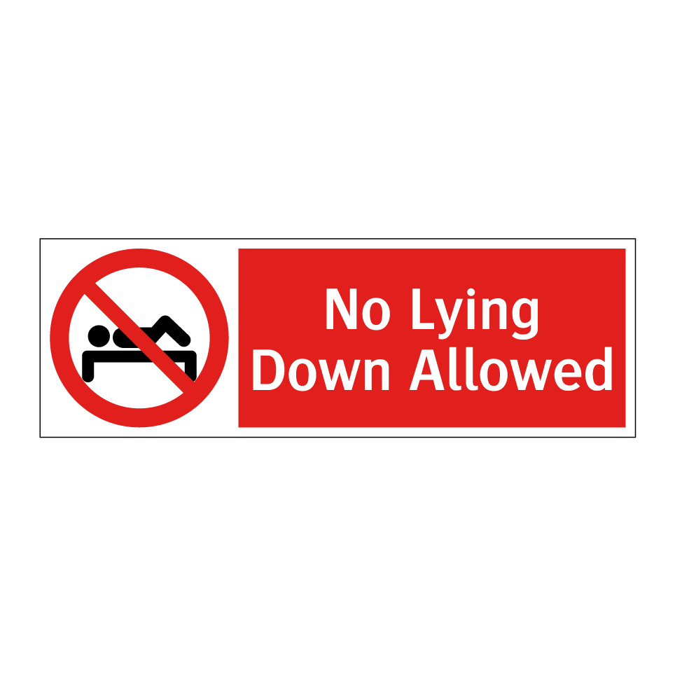 No Lying Down Allowed