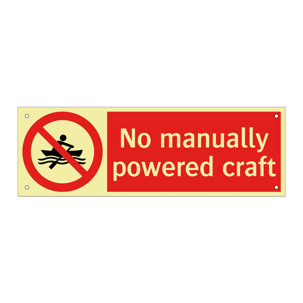 No manually powered craft