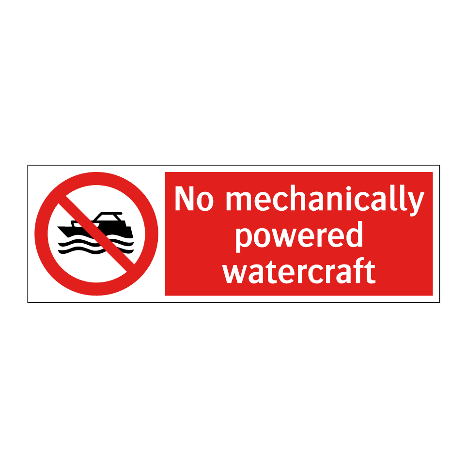 No mechanically powered watercraft