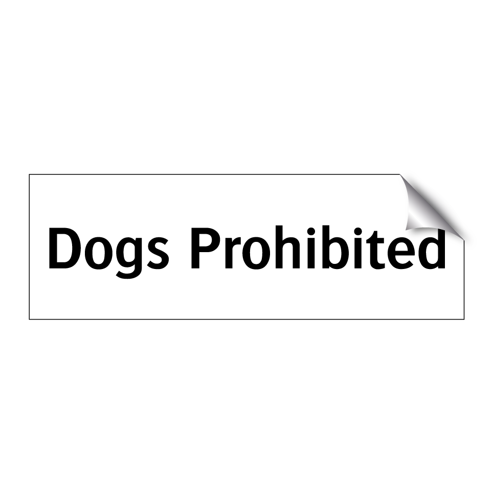 Dogs Prohibited
