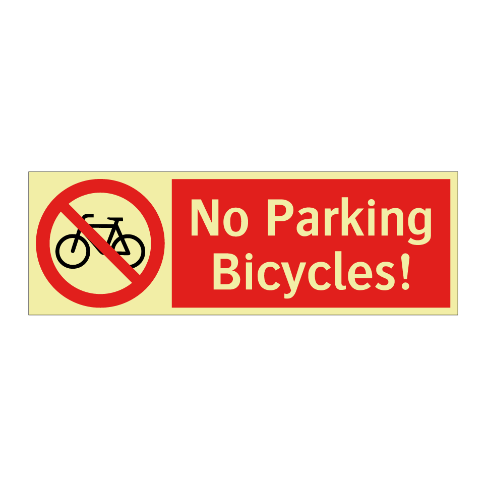 No Parking Bicycles!