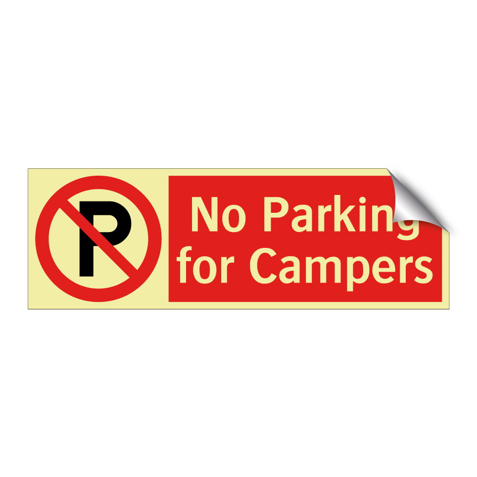 No Parking for Campers