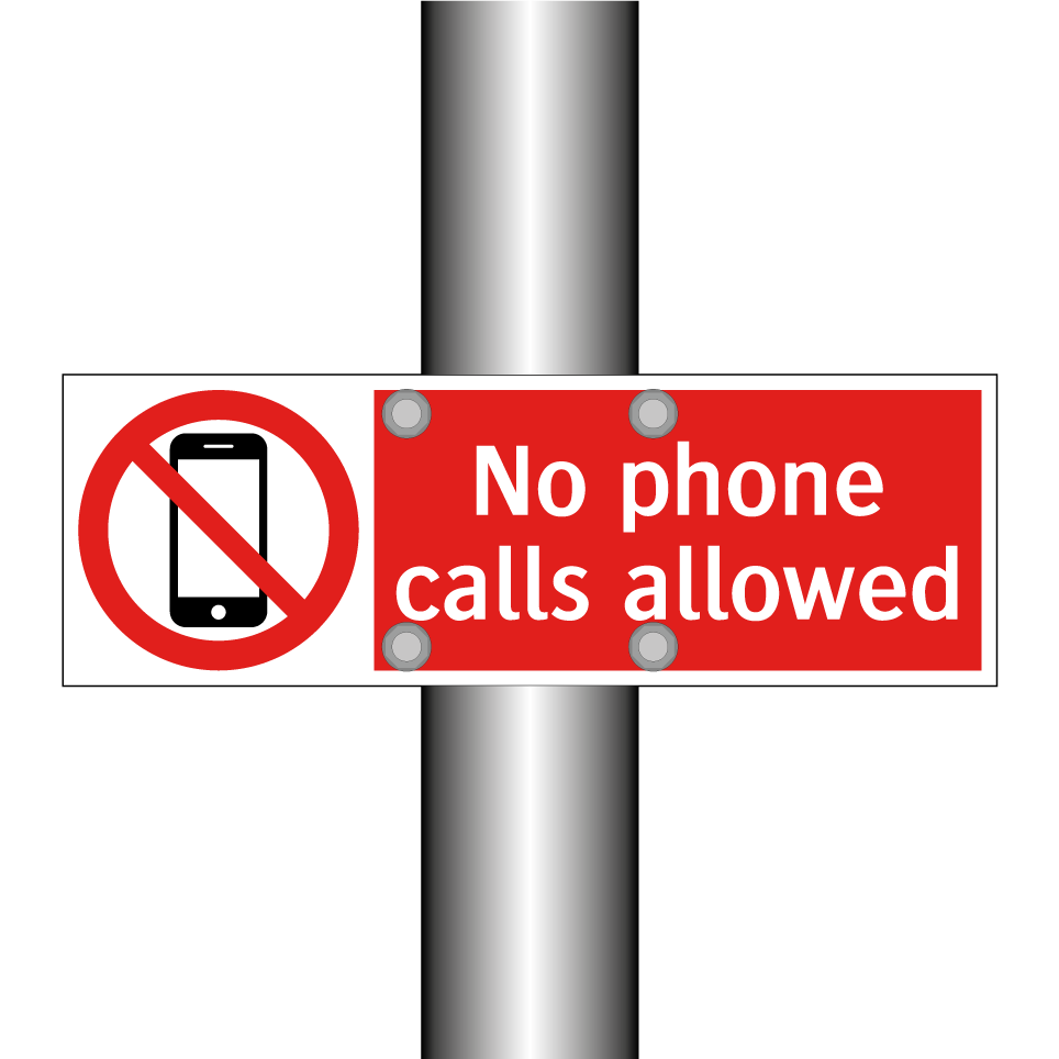No phone calls allowed