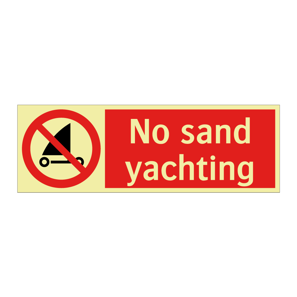 No sand yachting