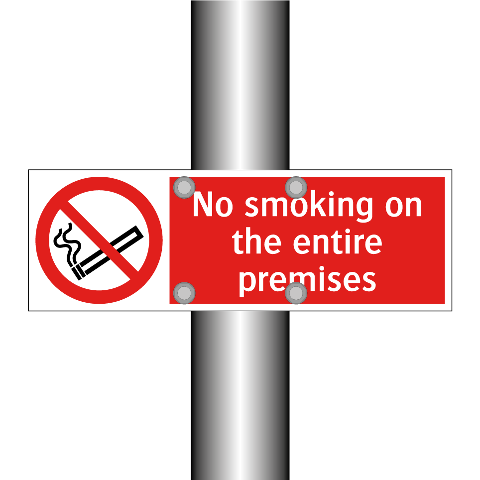No smoking on the entire premises