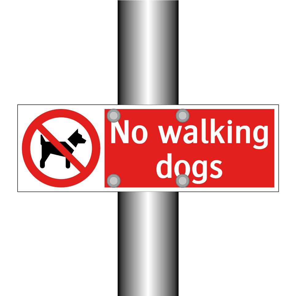 No walking dogs