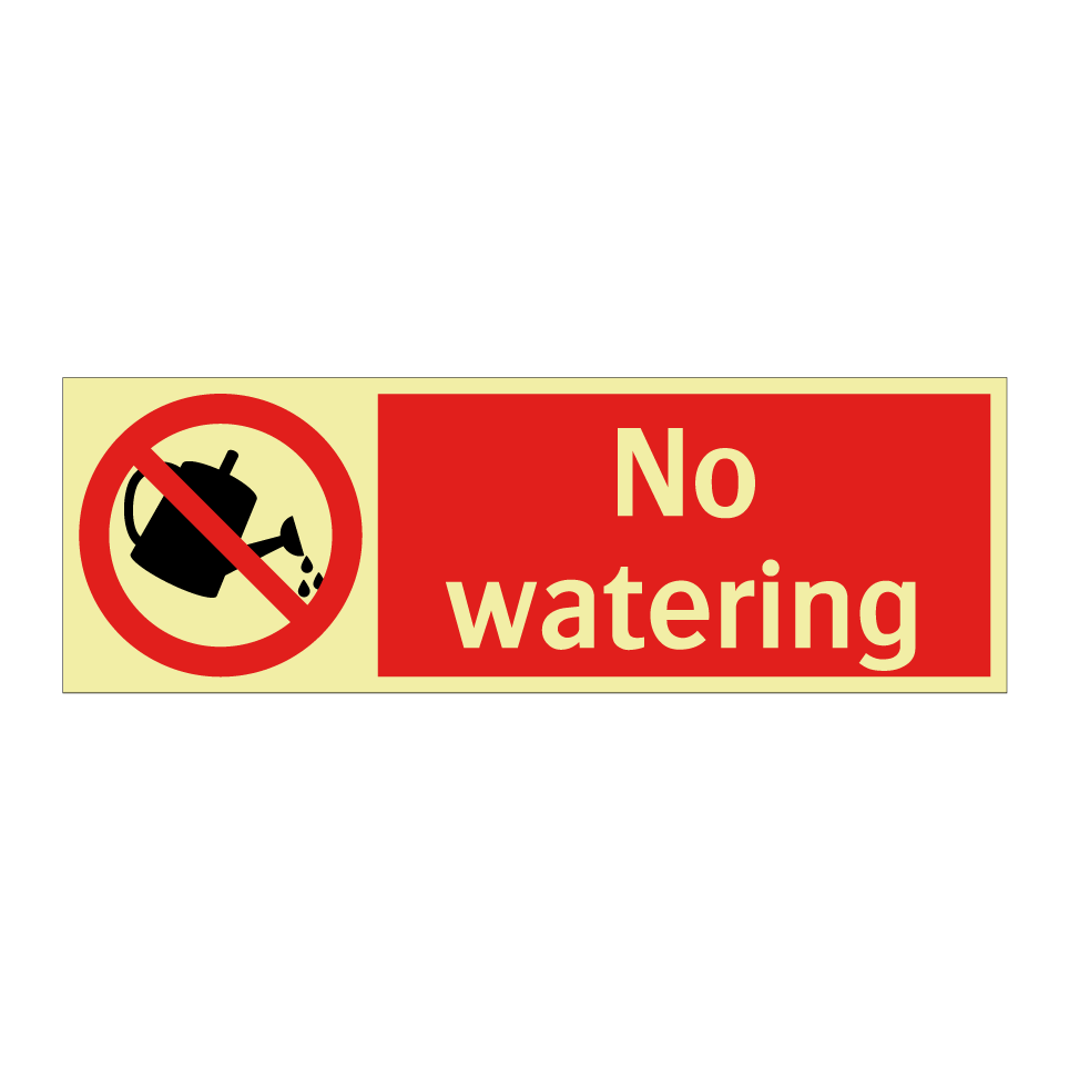 No watering