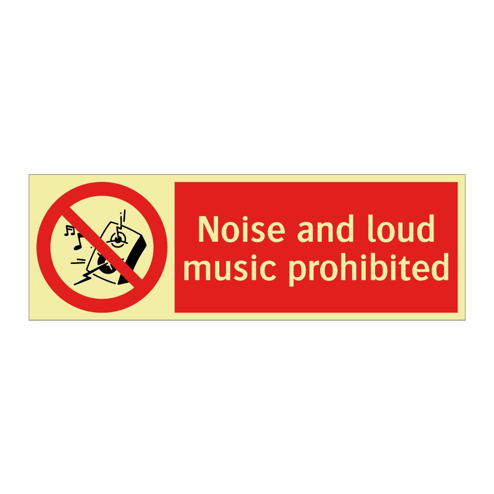 Noise and loud music prohibited