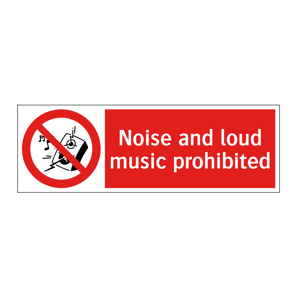 Noise and loud music prohibited