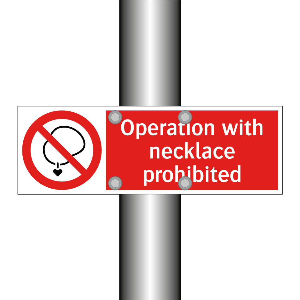 Operation with necklace prohibited