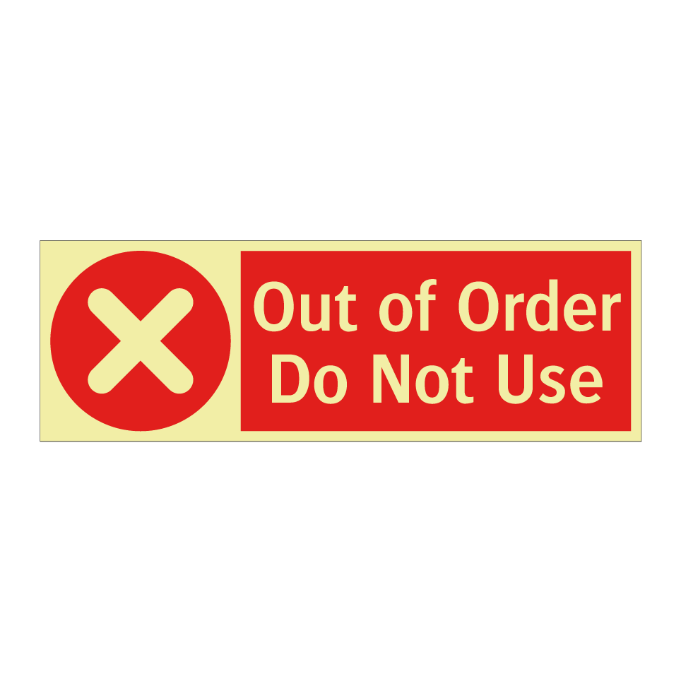 Out of Order Do Not Use