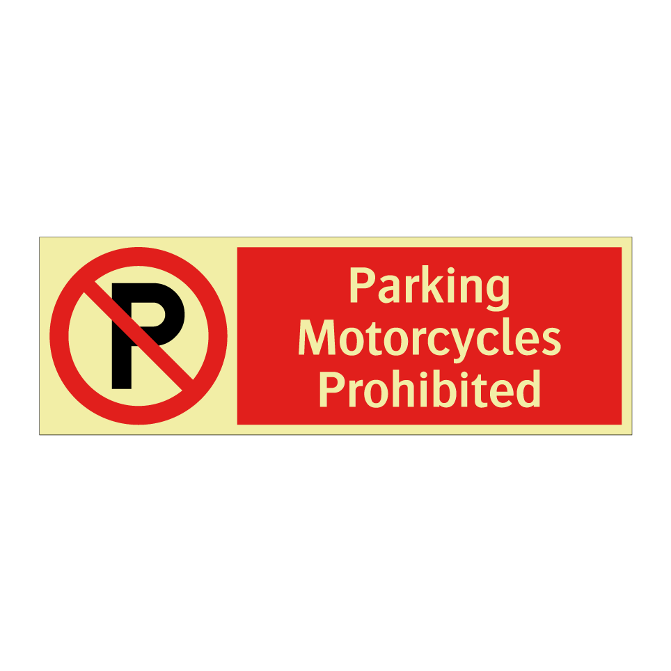 Parking Motorcycles Prohibited