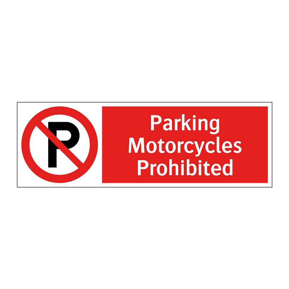 Parking Motorcycles Prohibited