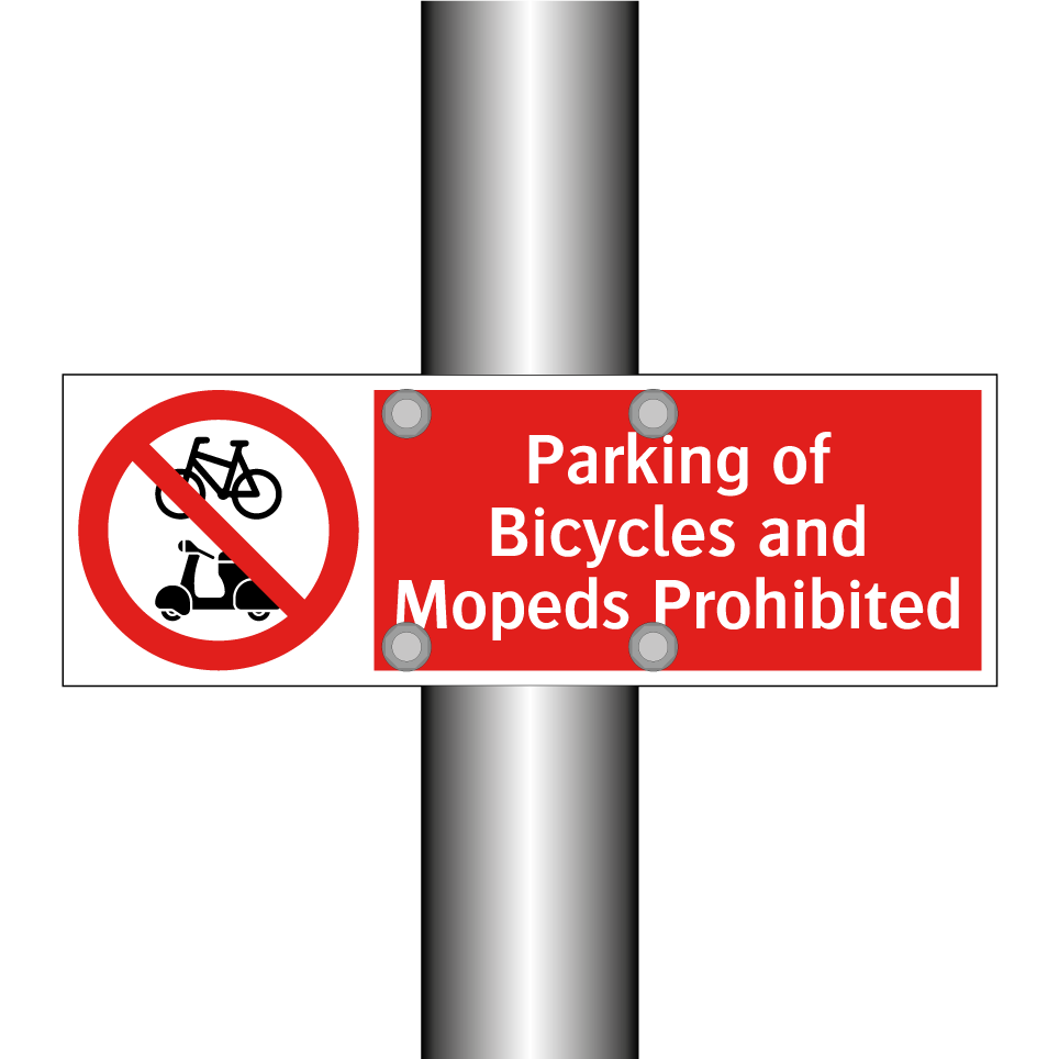 Parking of Bicycles and Mopeds Prohibited