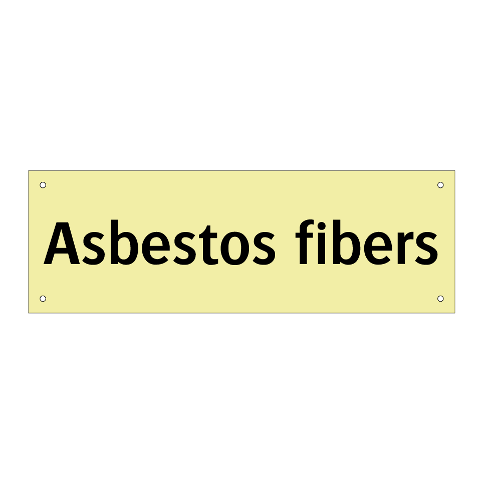 Asbestos fibers