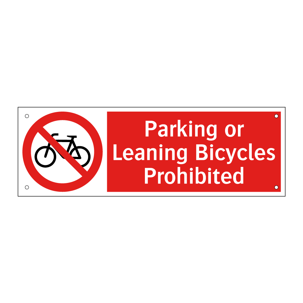 Parking or Leaning Bicycles Prohibited