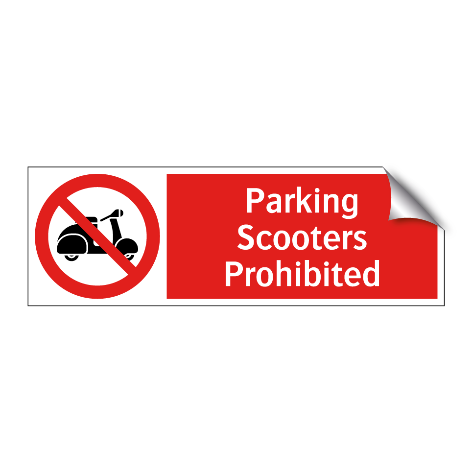 Parking Scooters Prohibited