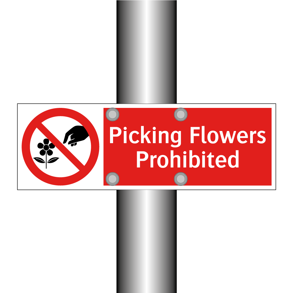 Picking Flowers Prohibited