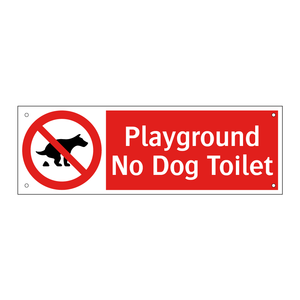 Playground No Dog Toilet