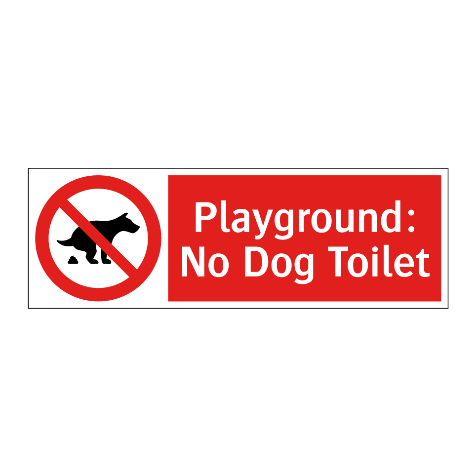 Playground: No Dog Toilet