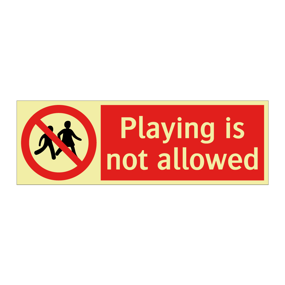 Playing is not allowed