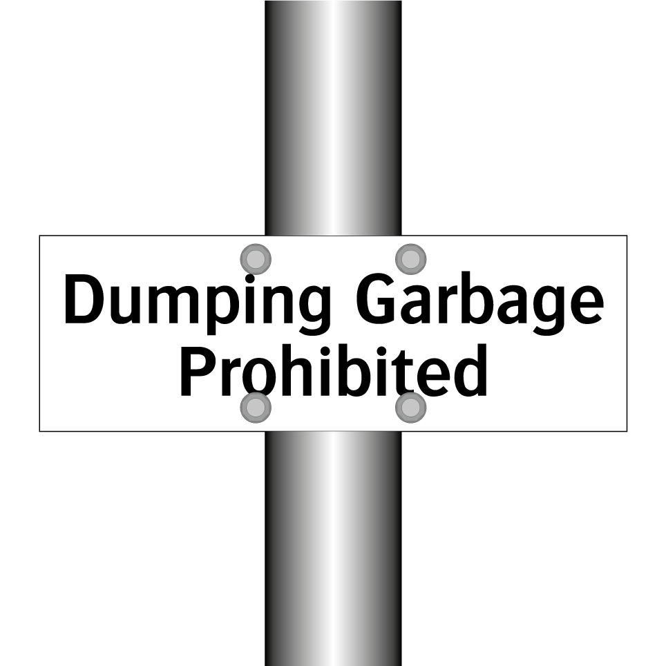 Dumping Garbage Prohibited