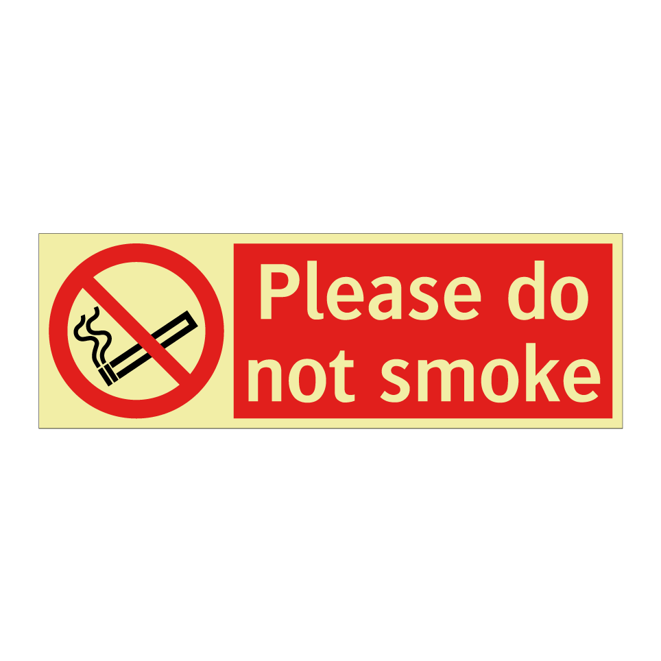 Please do not smoke