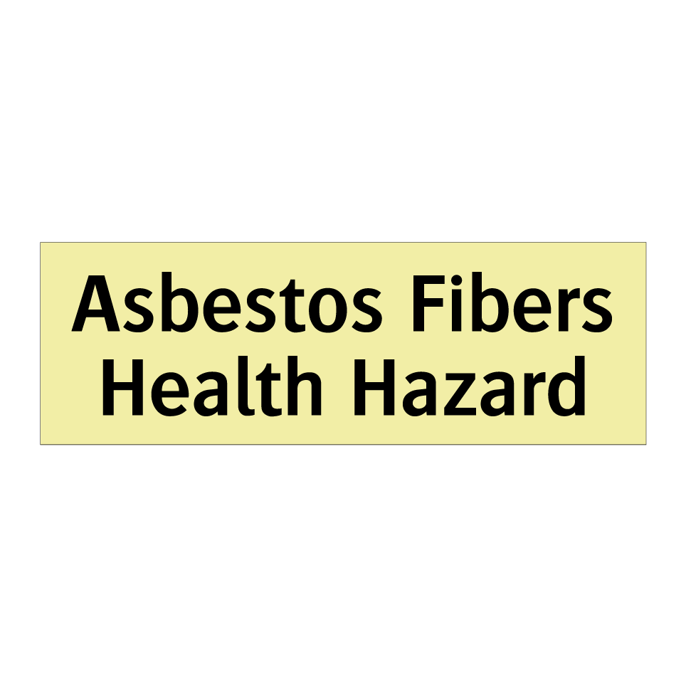 Asbestos Fibers Health Hazard