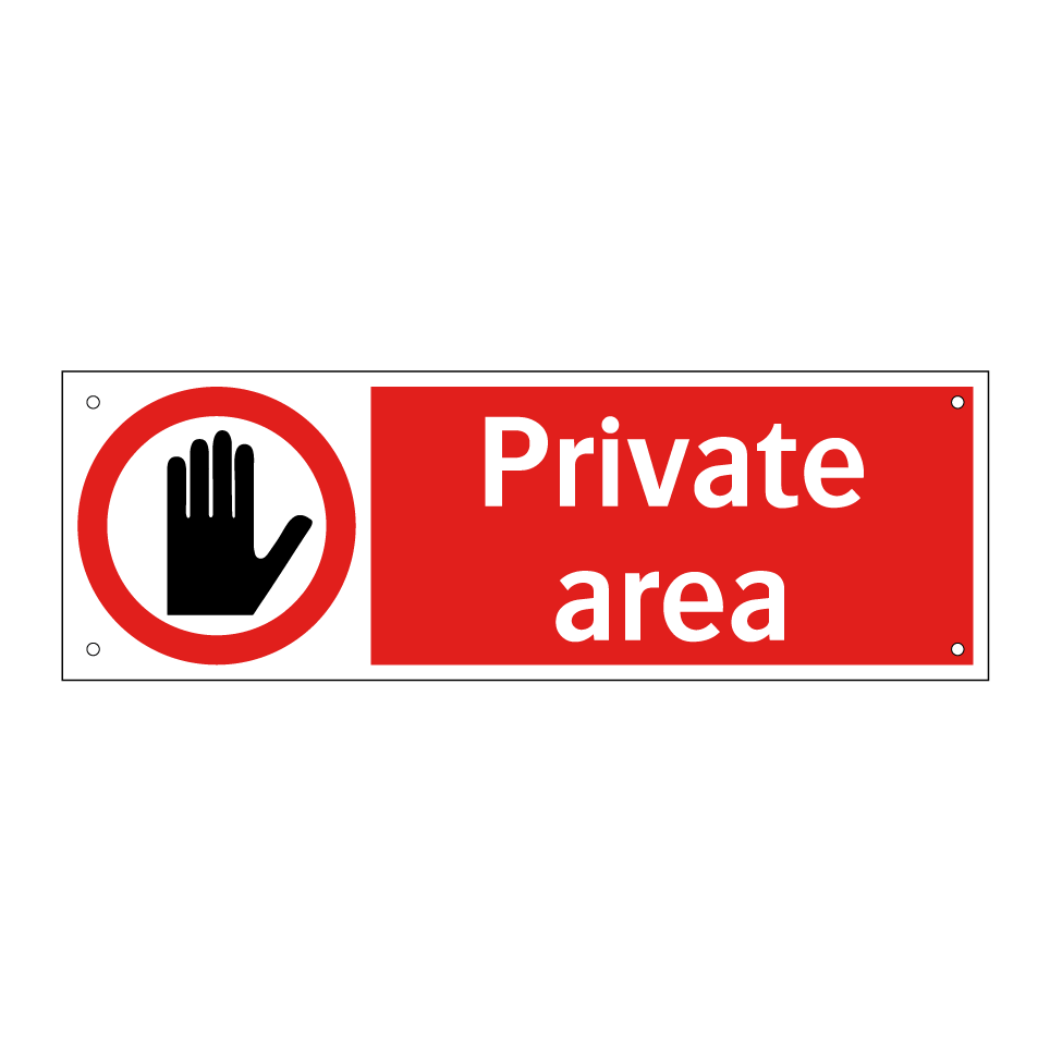 Private area