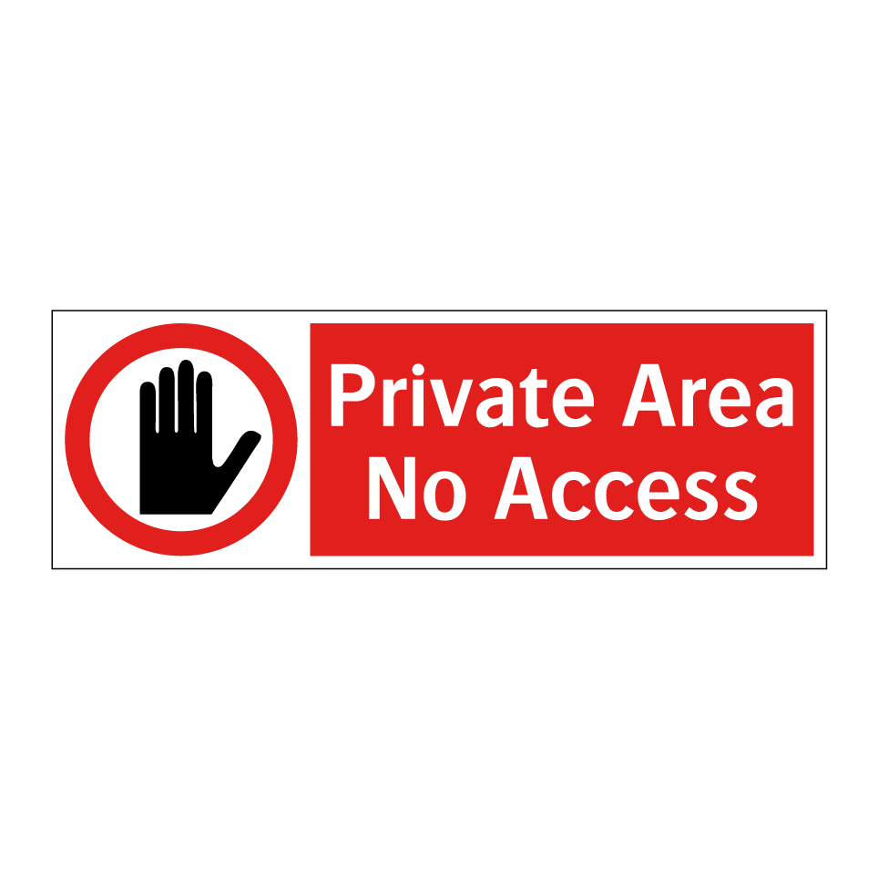 Private Area No Access