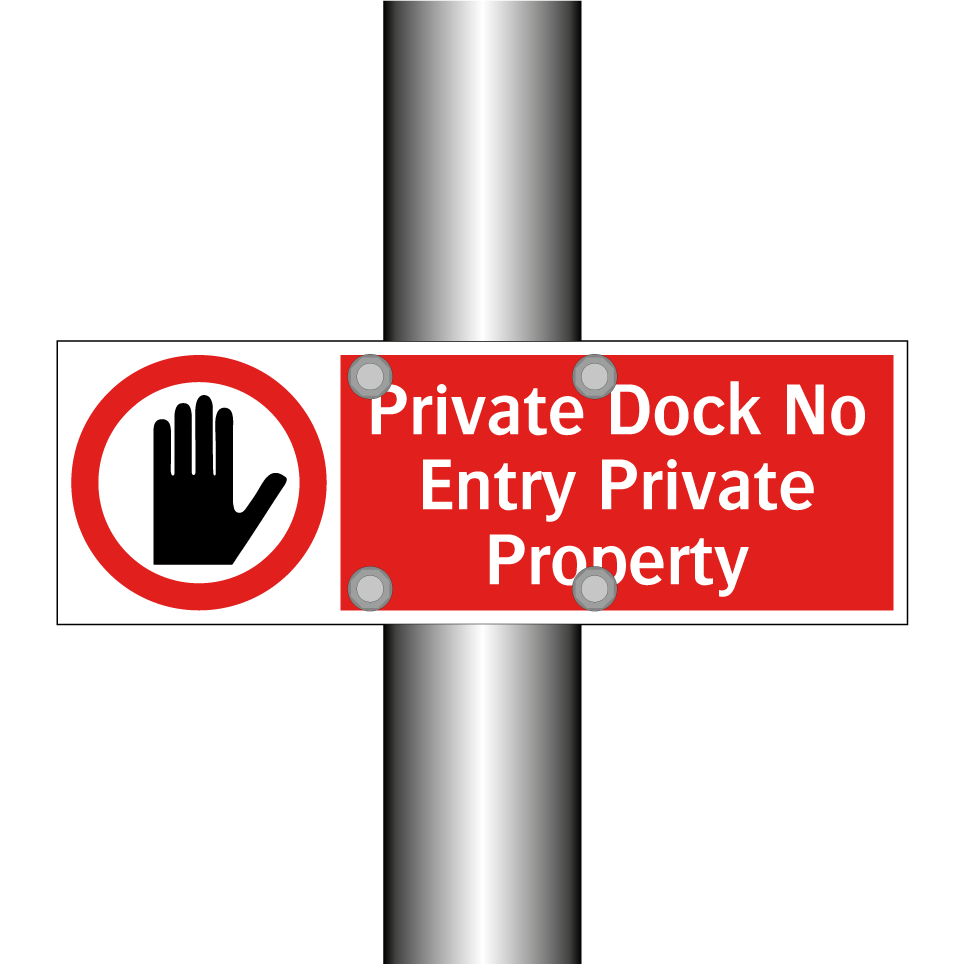 Private Dock No Entry Private Property