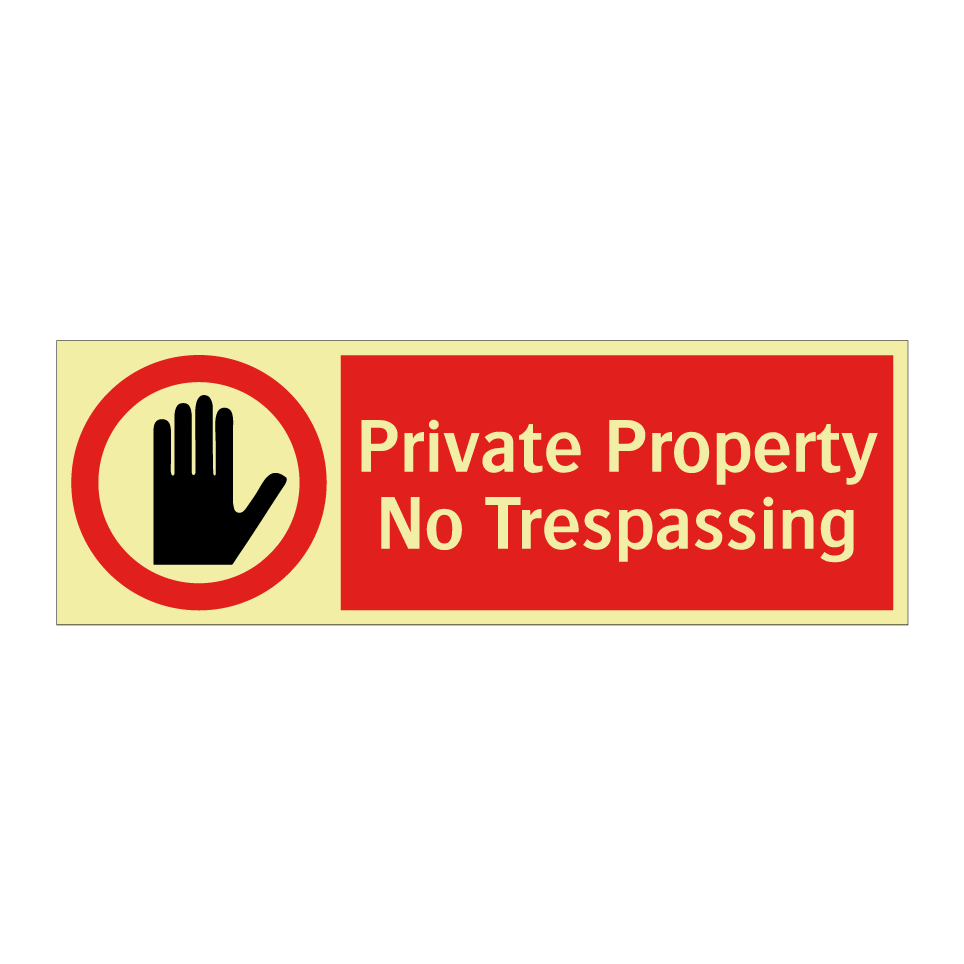 Private Property No Trespassing