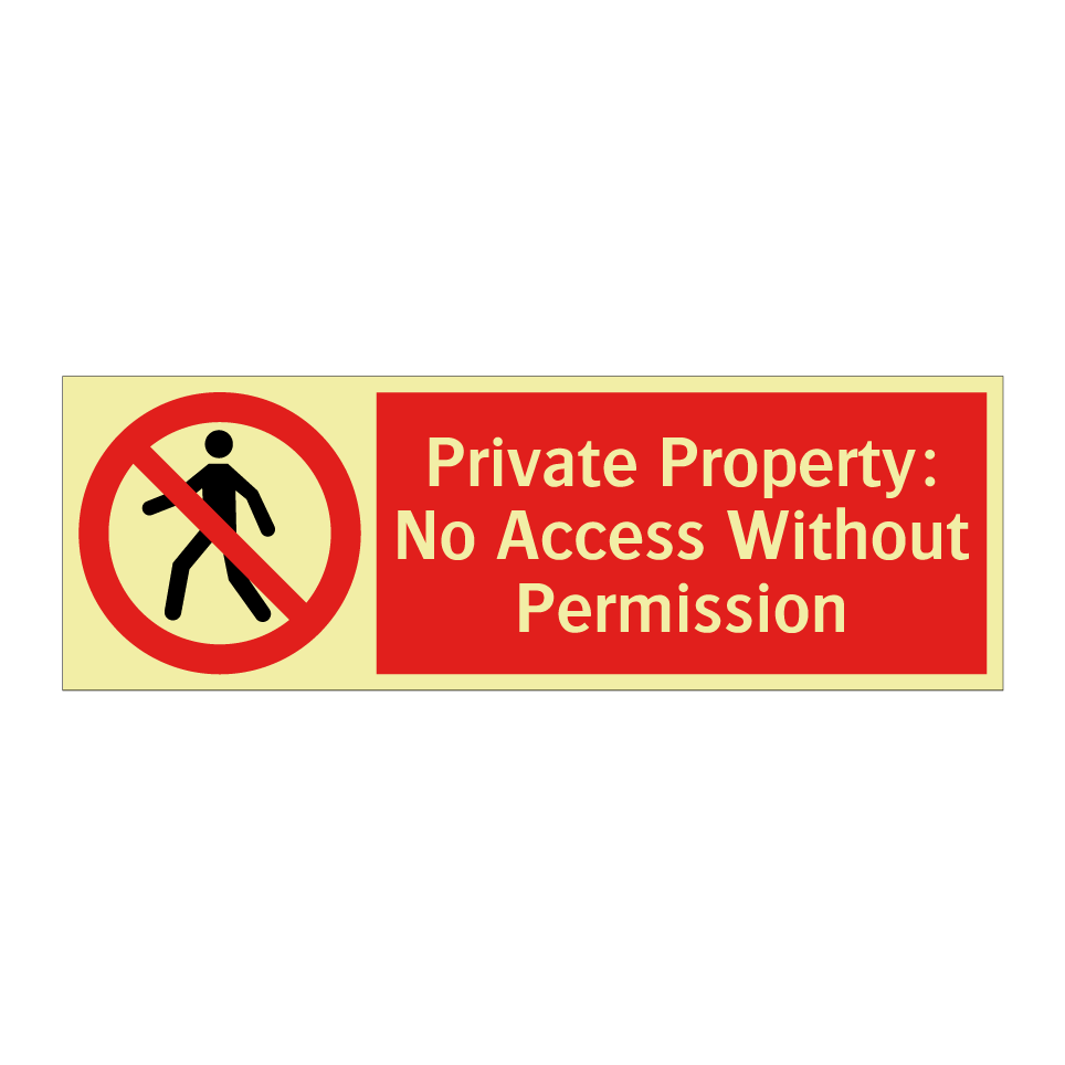 Private Property: No Access Without Permission