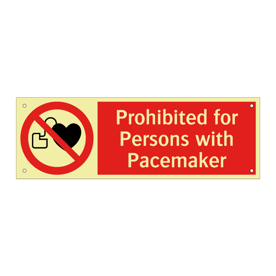 Prohibited for Persons with Pacemaker