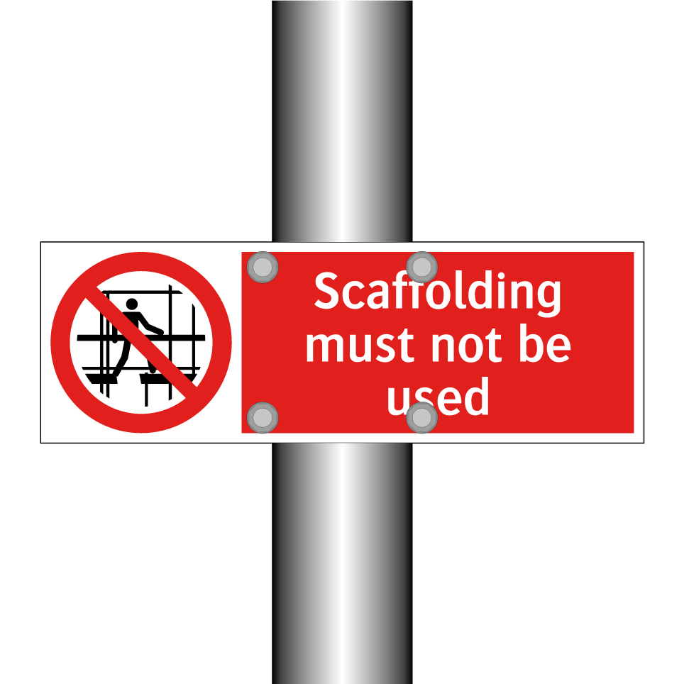 Scaffolding must not be used