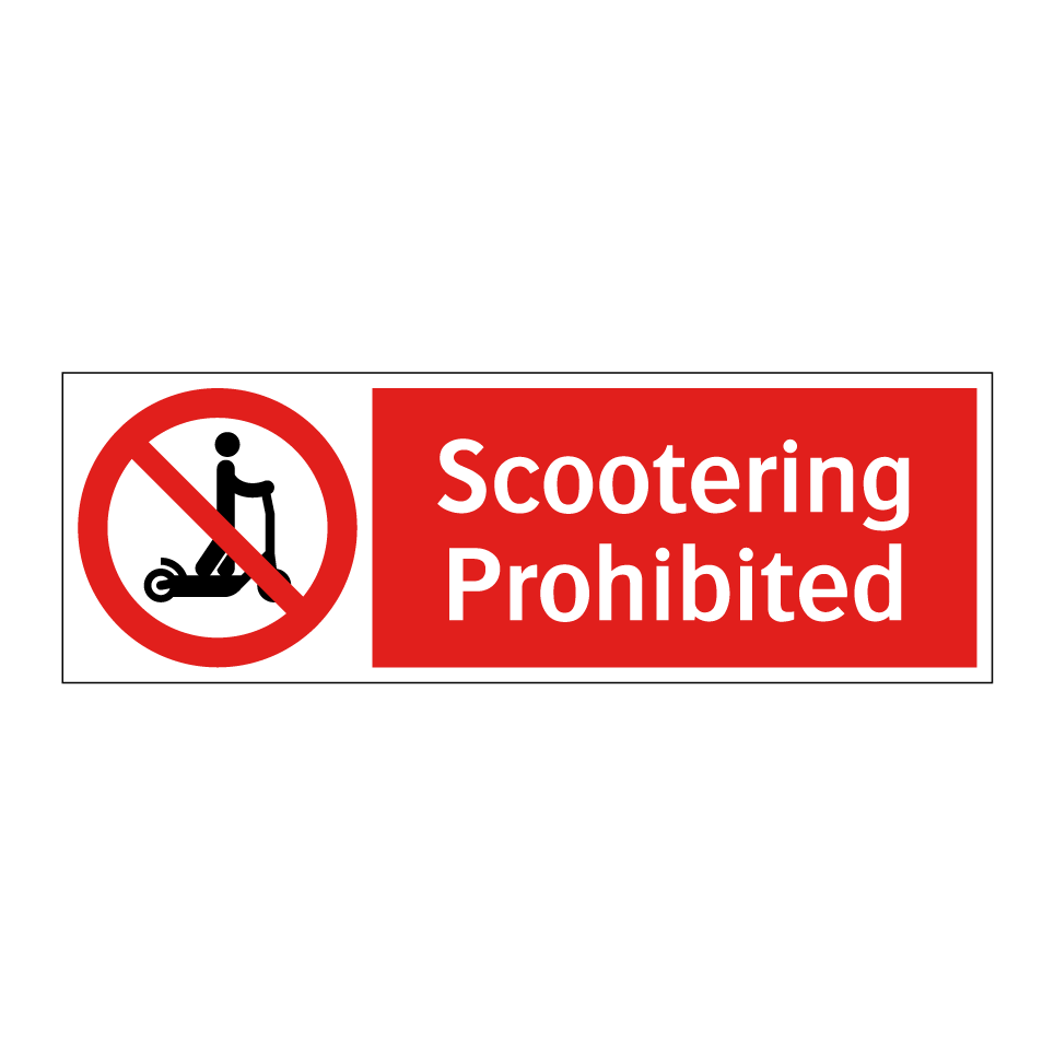 Scootering Prohibited