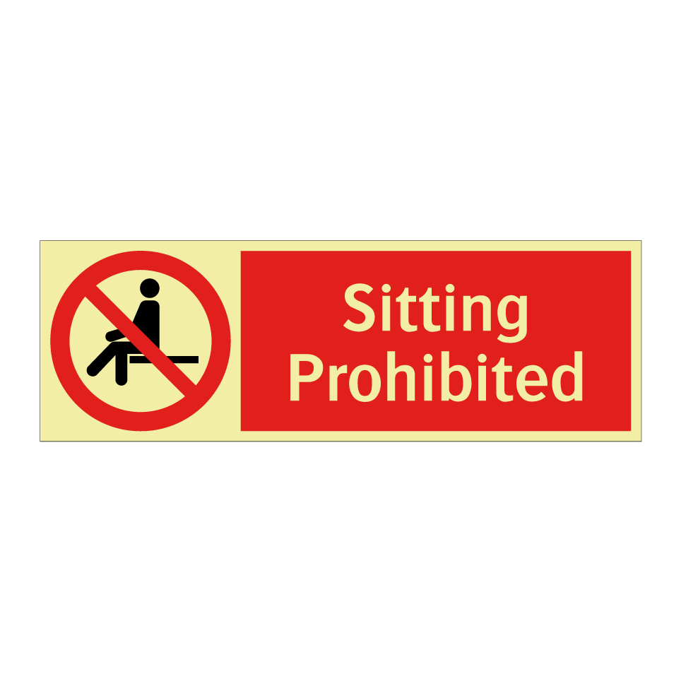 Sitting Prohibited