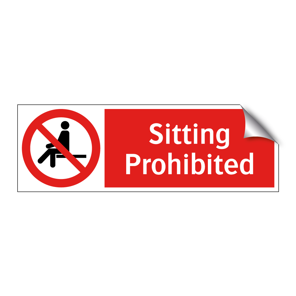Sitting Prohibited
