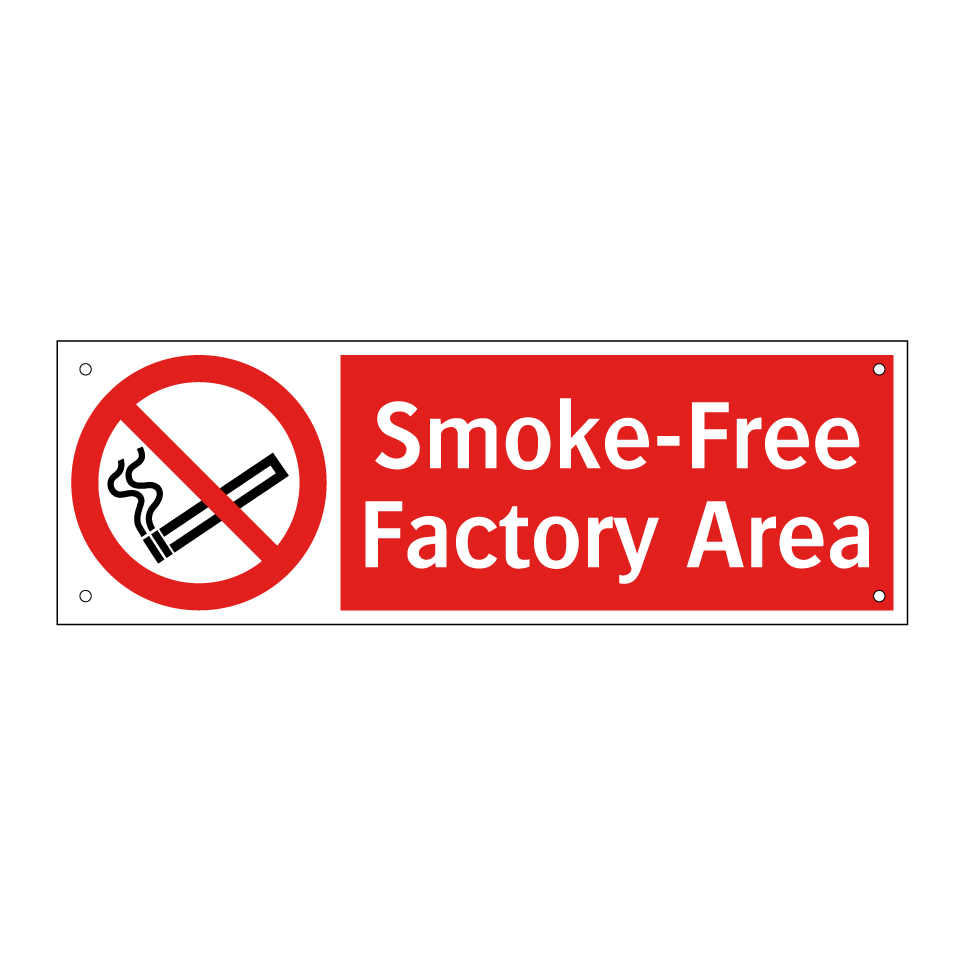 Smoke-Free Factory Area