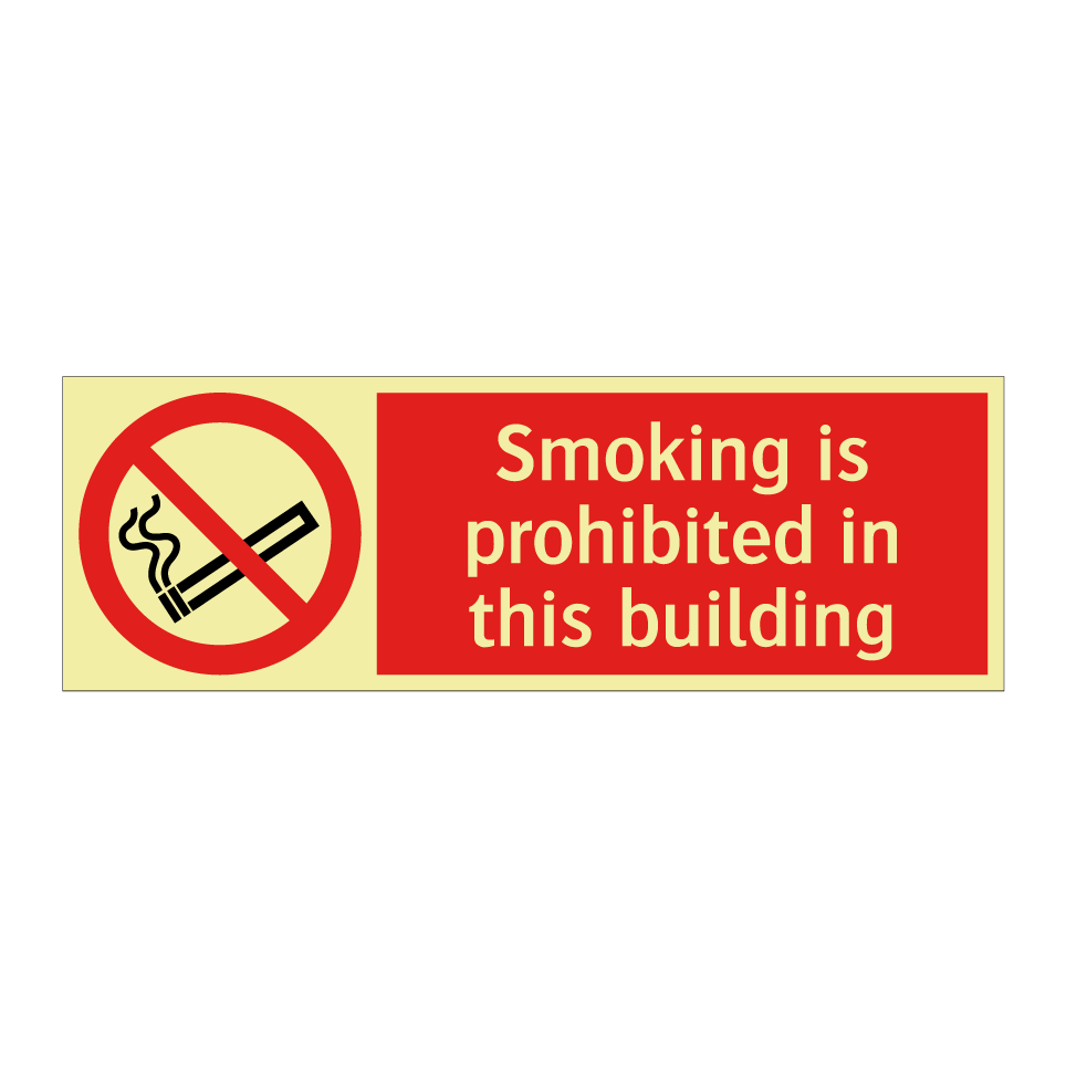 Smoking is prohibited in this building