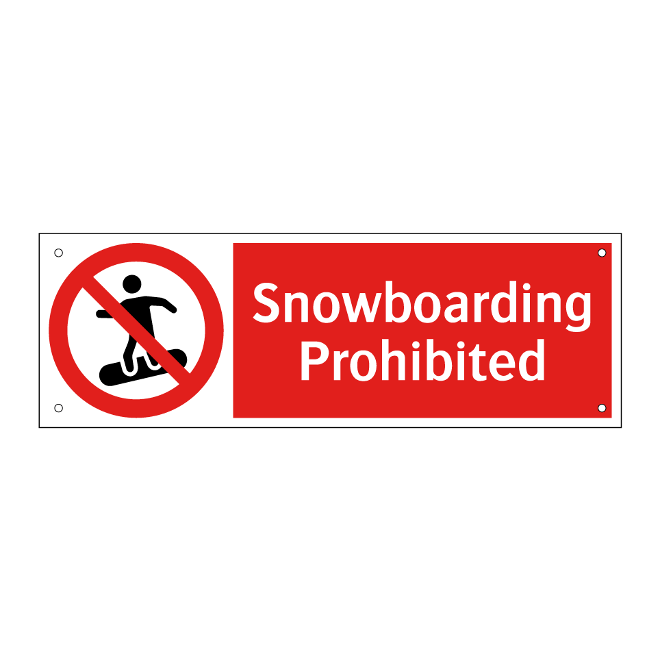 Snowboarding Prohibited